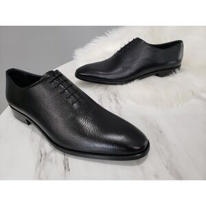 NEW NO BOX SZ 10 VELLAPAIS NEWARK WHOLECUT OXFORD SHOES MENS BLACK DRESS LOAFERS